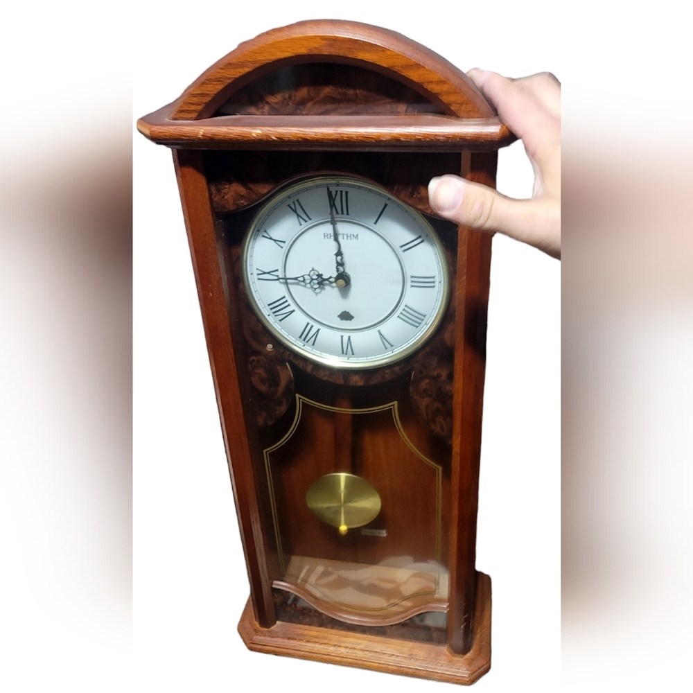 VINTAGE RHYTHM GLOBAL TIMEPIECE WSM MANCHESTER MUSICAL WALL CLOCK -CMJ306 R06
